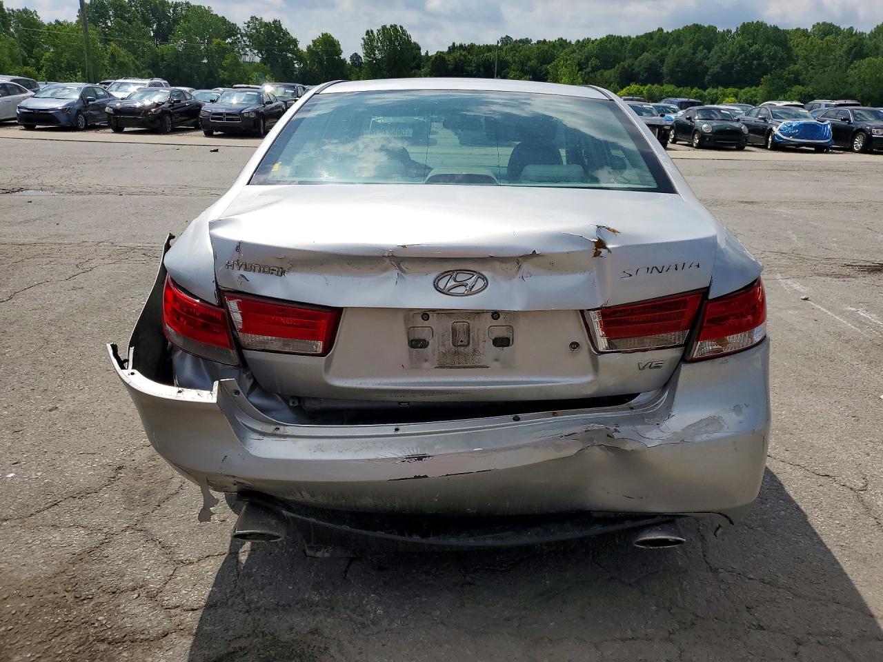 2006 Hyundai Sonata Gls/lx Silver vin: 5NPEU46F86H089258