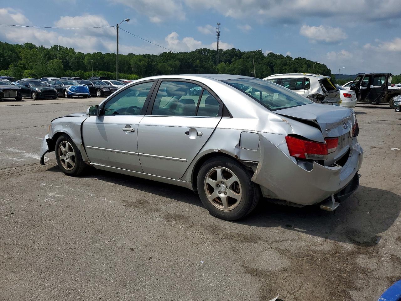 2006 Hyundai Sonata Gls/lx Silver vin: 5NPEU46F86H089258