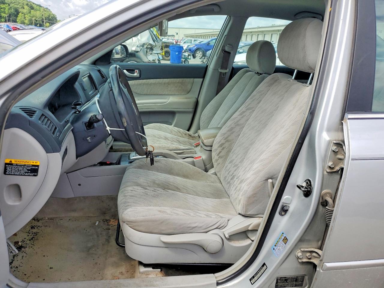 2006 Hyundai Sonata Gls/lx Silver vin: 5NPEU46F86H089258