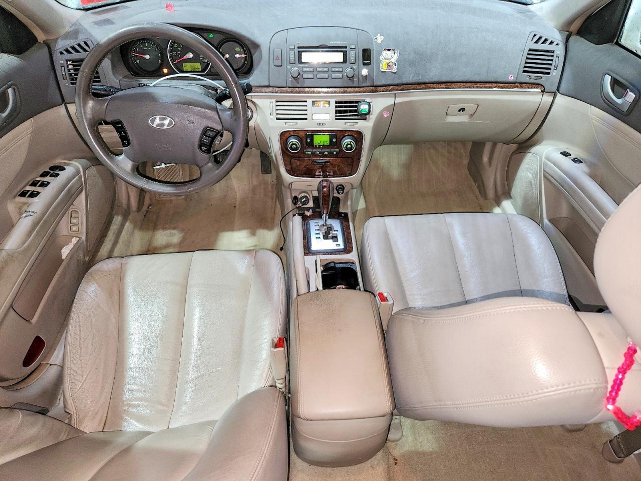 2006 Hyundai Sonata Gls V6 White vin: 5NPEU46F86H105443