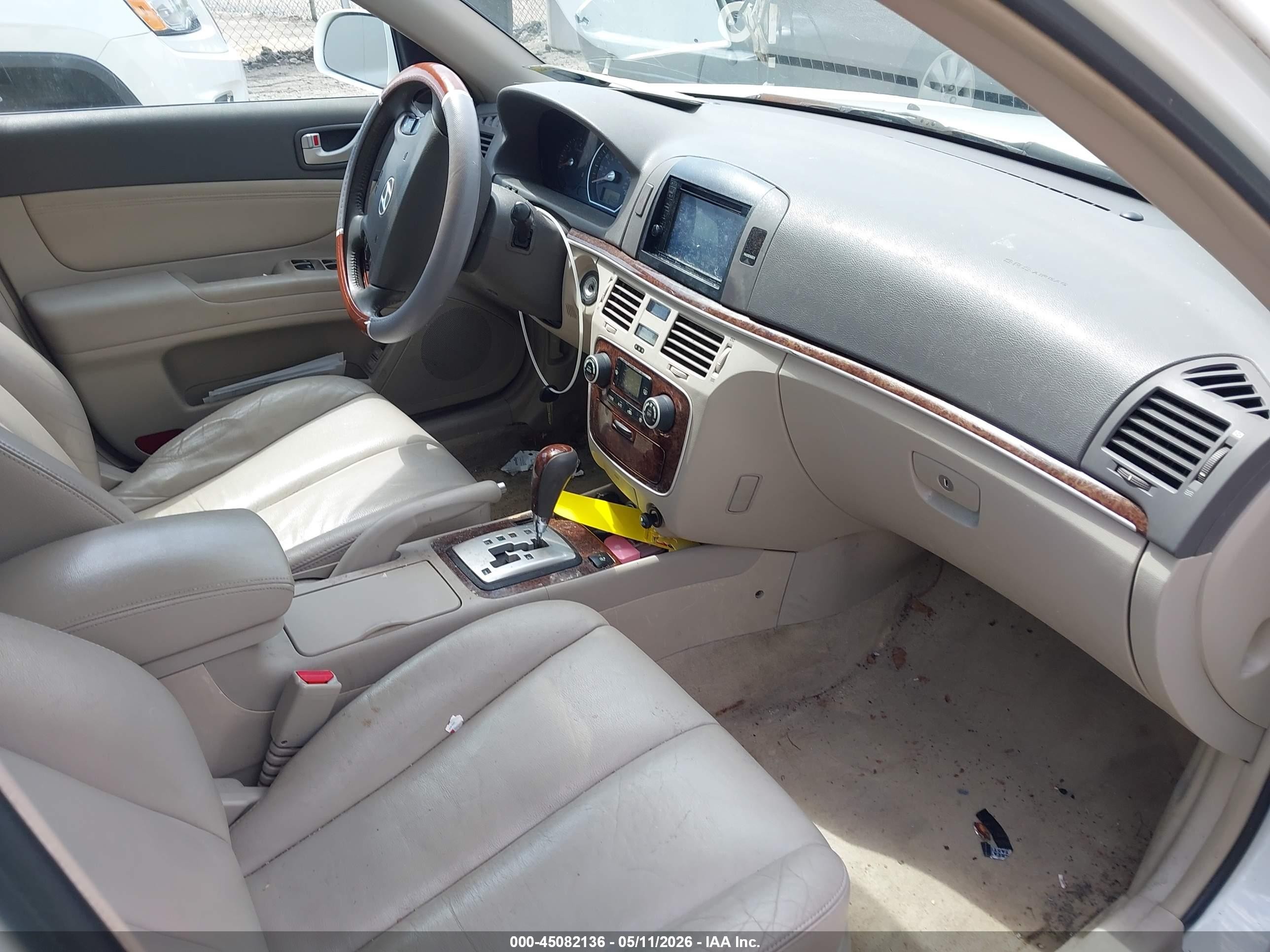 2006 Hyundai Sonata Gls V6/lx V6 White vin: 5NPEU46F86H110402