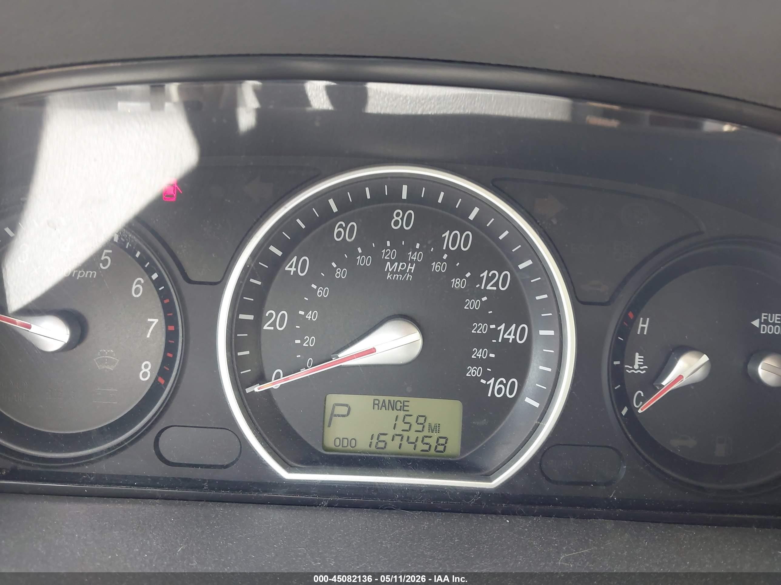 2006 Hyundai Sonata Gls V6/lx V6 White vin: 5NPEU46F86H110402