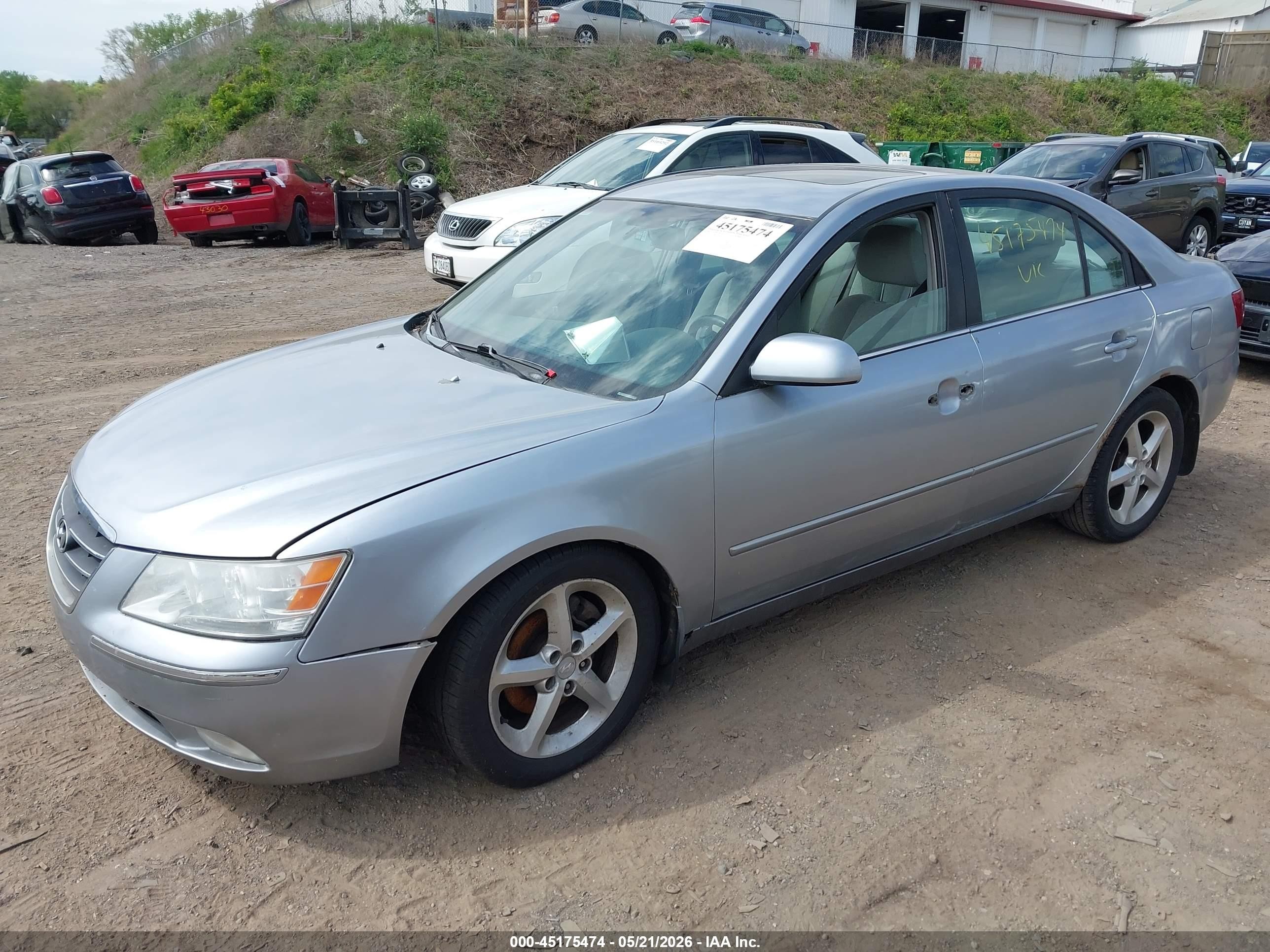 2006 Hyundai Sonata Gls V6/lx V6 Silver vin: 5NPEU46F86H111842