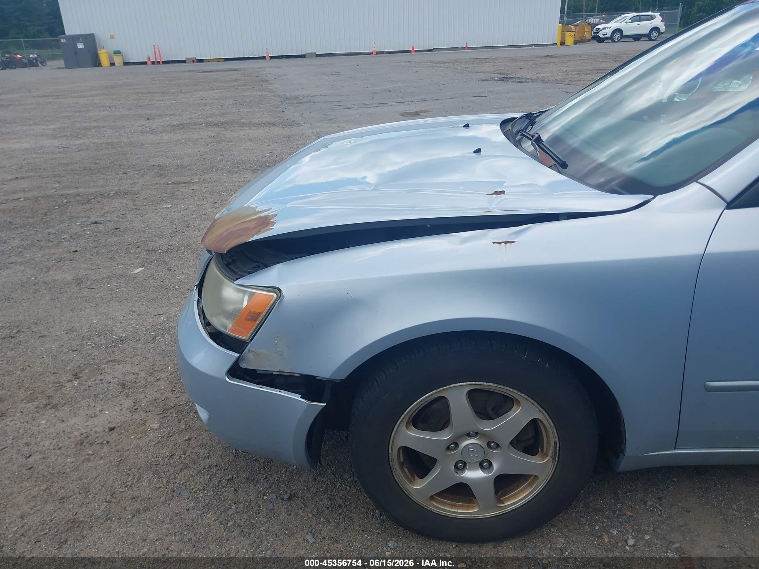 2006 Hyundai Sonata   Blue vin: 5NPEU46F86H127989