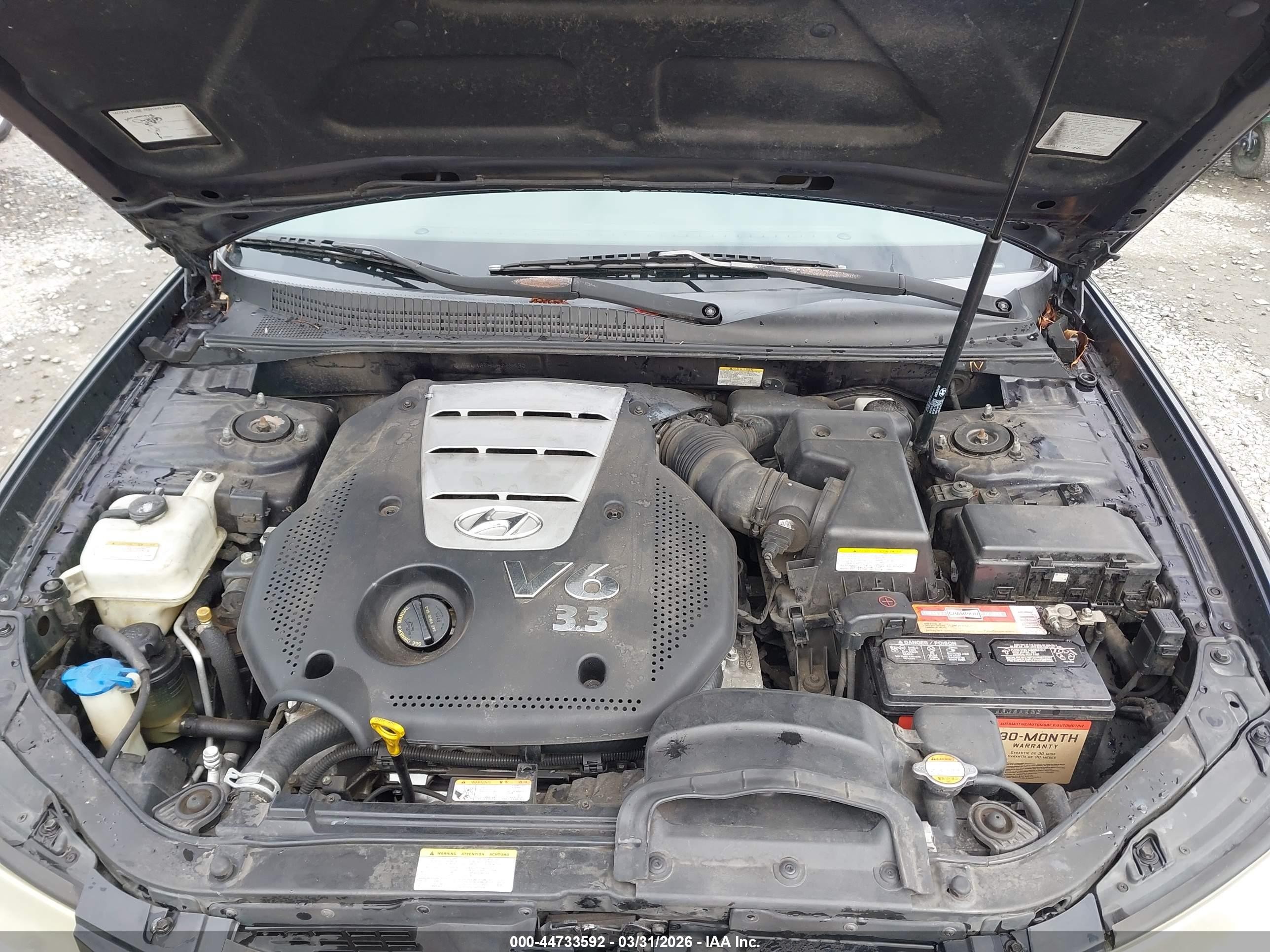 2006 Hyundai Sonata Gls V6/lx V6 Dark Blue vin: 5NPEU46F86H129435