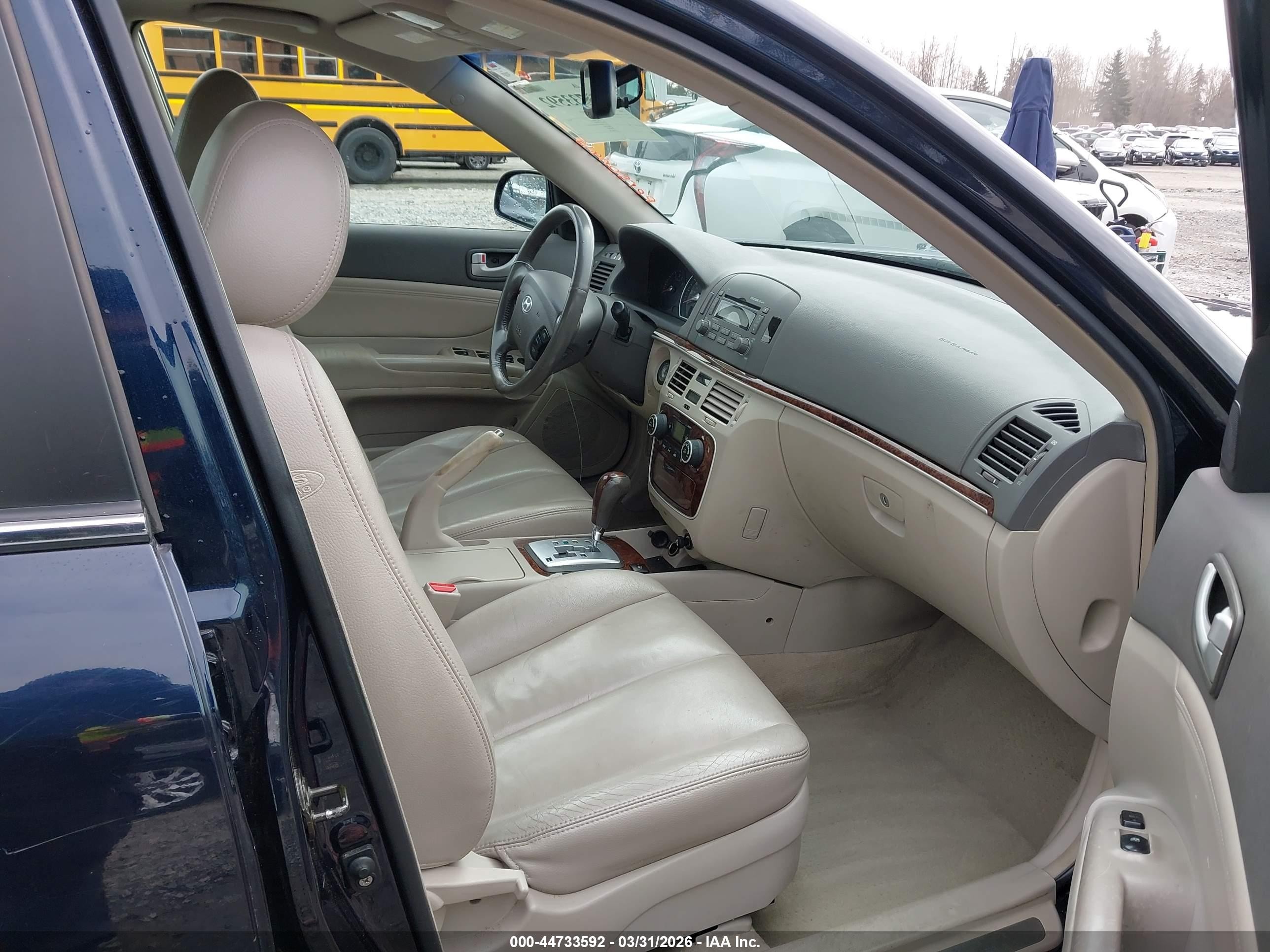 2006 Hyundai Sonata Gls V6/lx V6 Dark Blue vin: 5NPEU46F86H129435