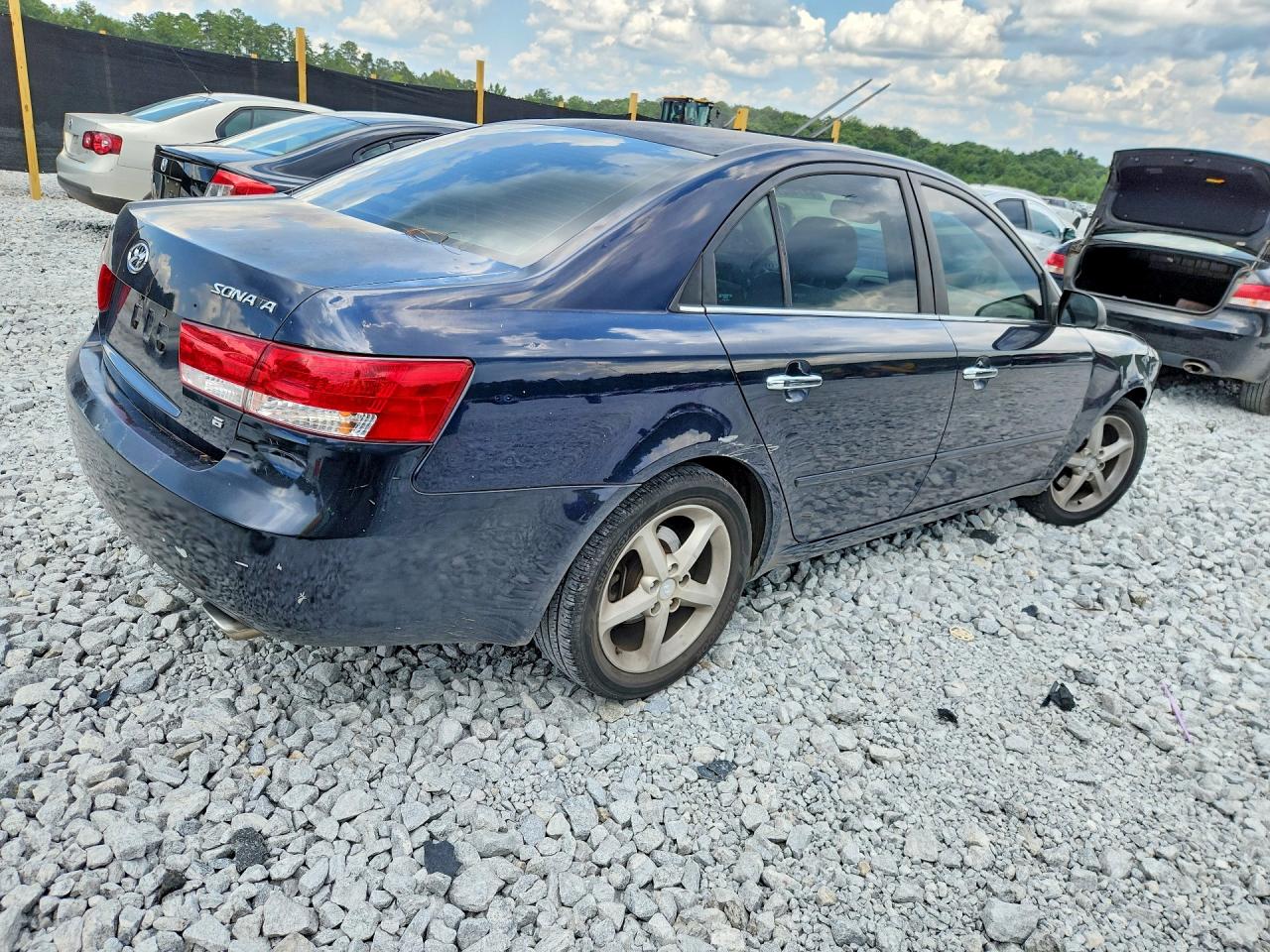 2006 Hyundai Sonata Gls V6 Blue vin: 5NPEU46F86H146199
