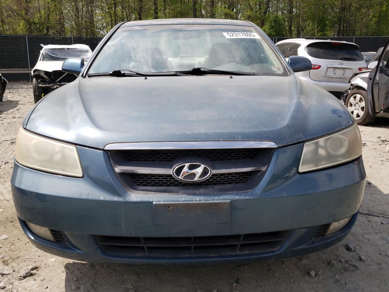 2006 Hyundai Sonata Gls Blue vin: 5NPEU46F86H153461