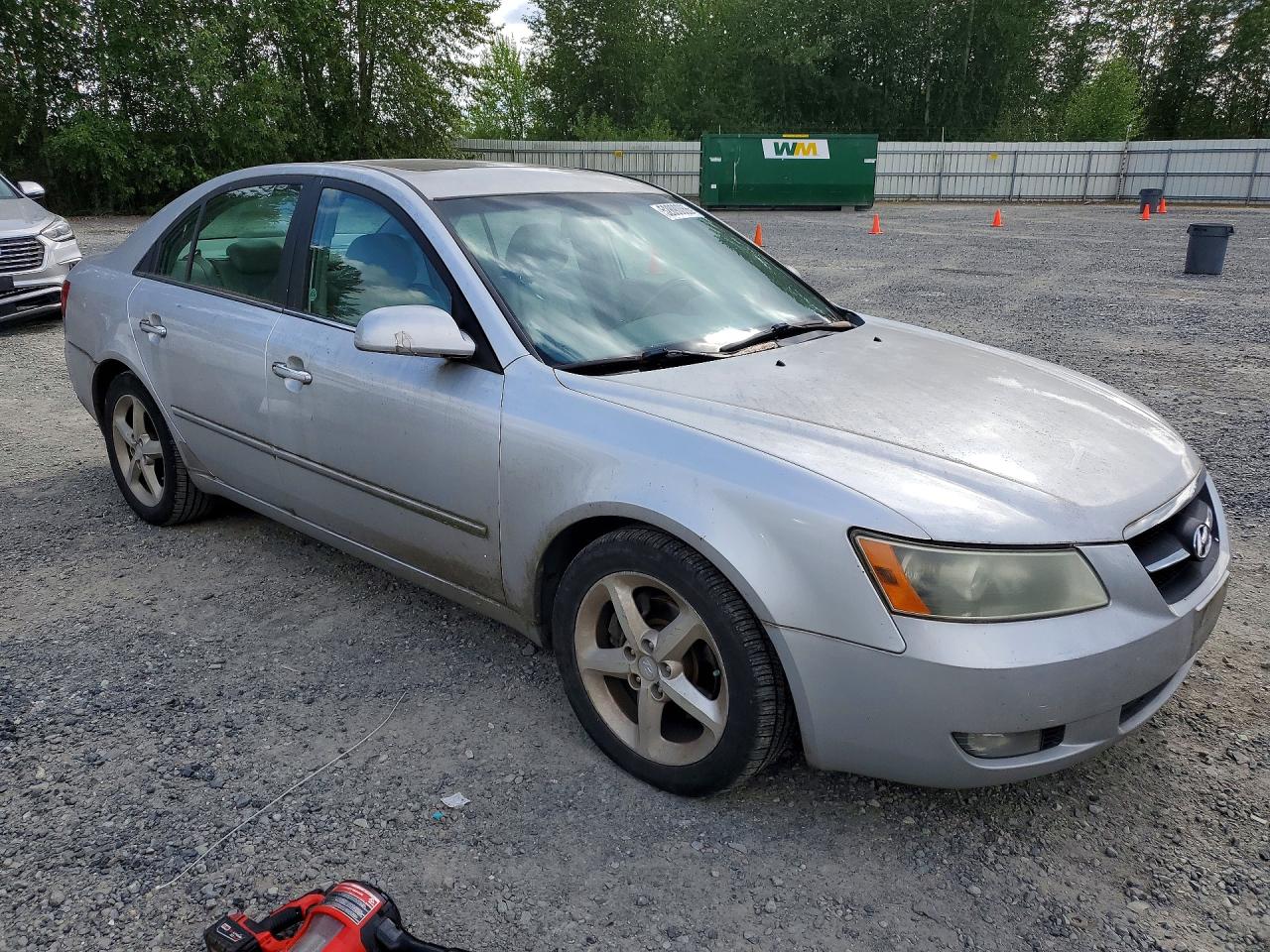2007 Hyundai Sonata Se Silver vin: 5NPEU46F87H168107