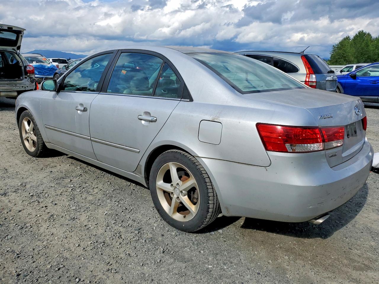 2007 Hyundai Sonata Se Silver vin: 5NPEU46F87H168107