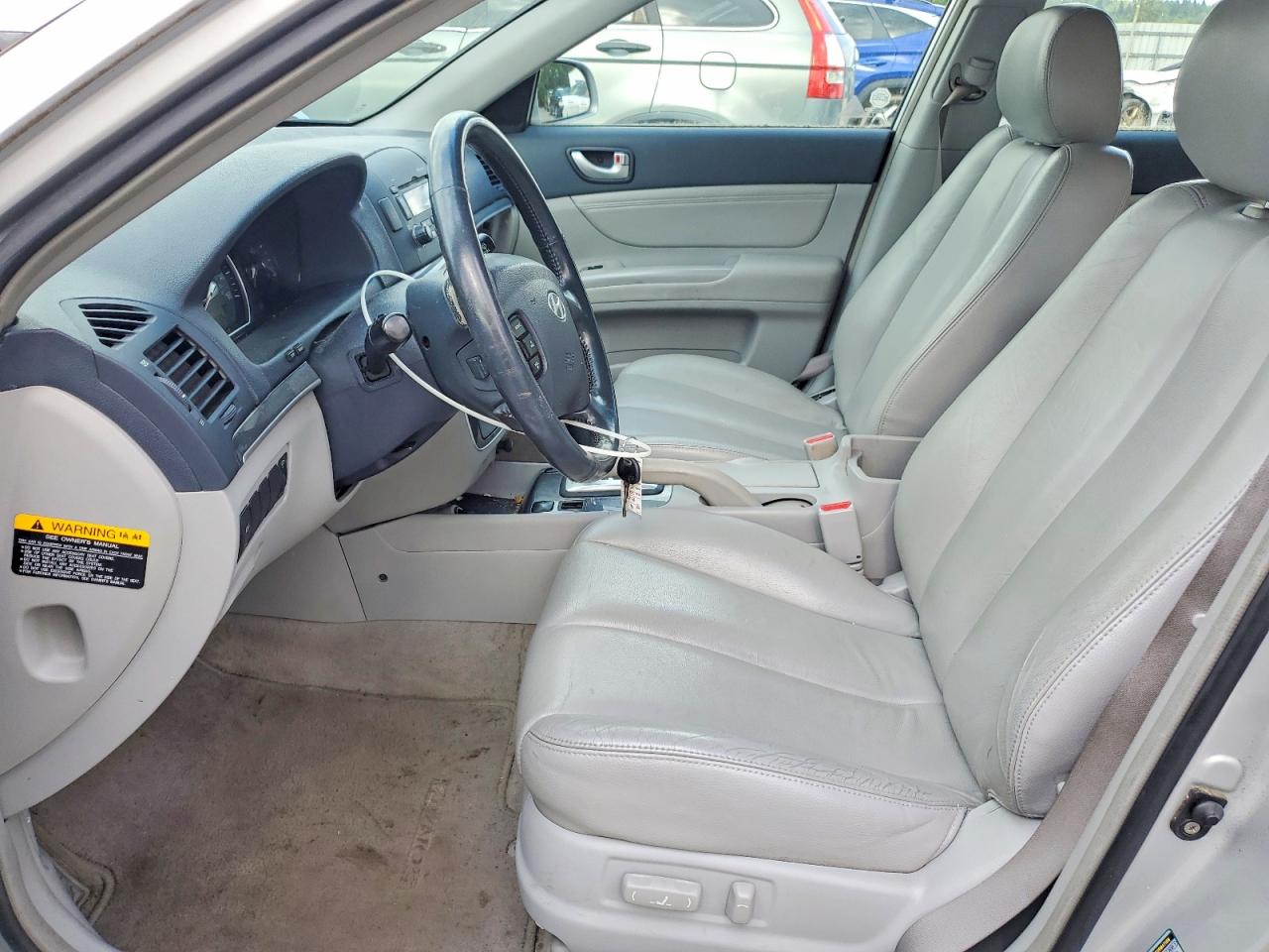 2007 Hyundai Sonata Se Silver vin: 5NPEU46F87H168107