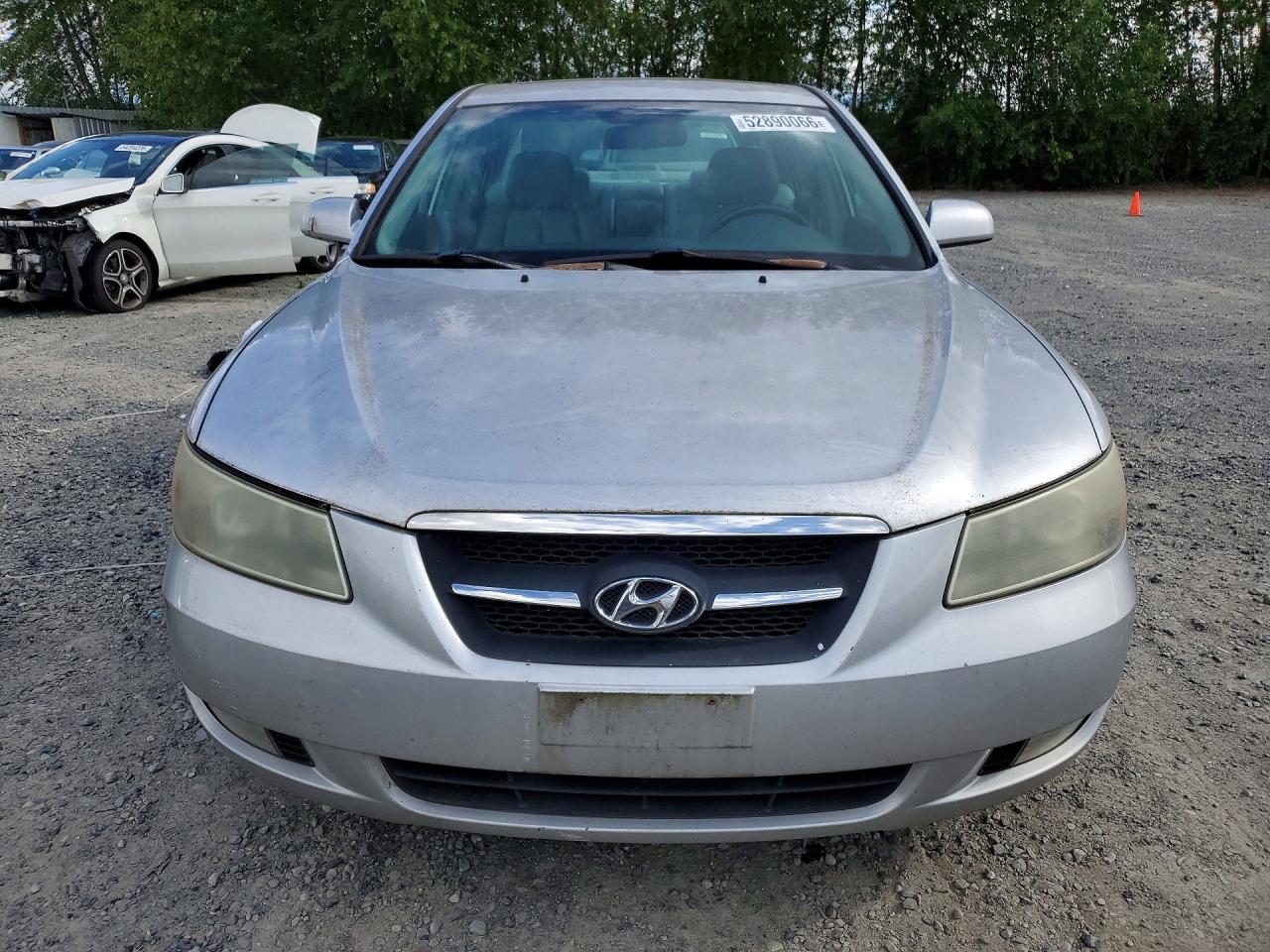 2007 Hyundai Sonata Se Silver vin: 5NPEU46F87H168107