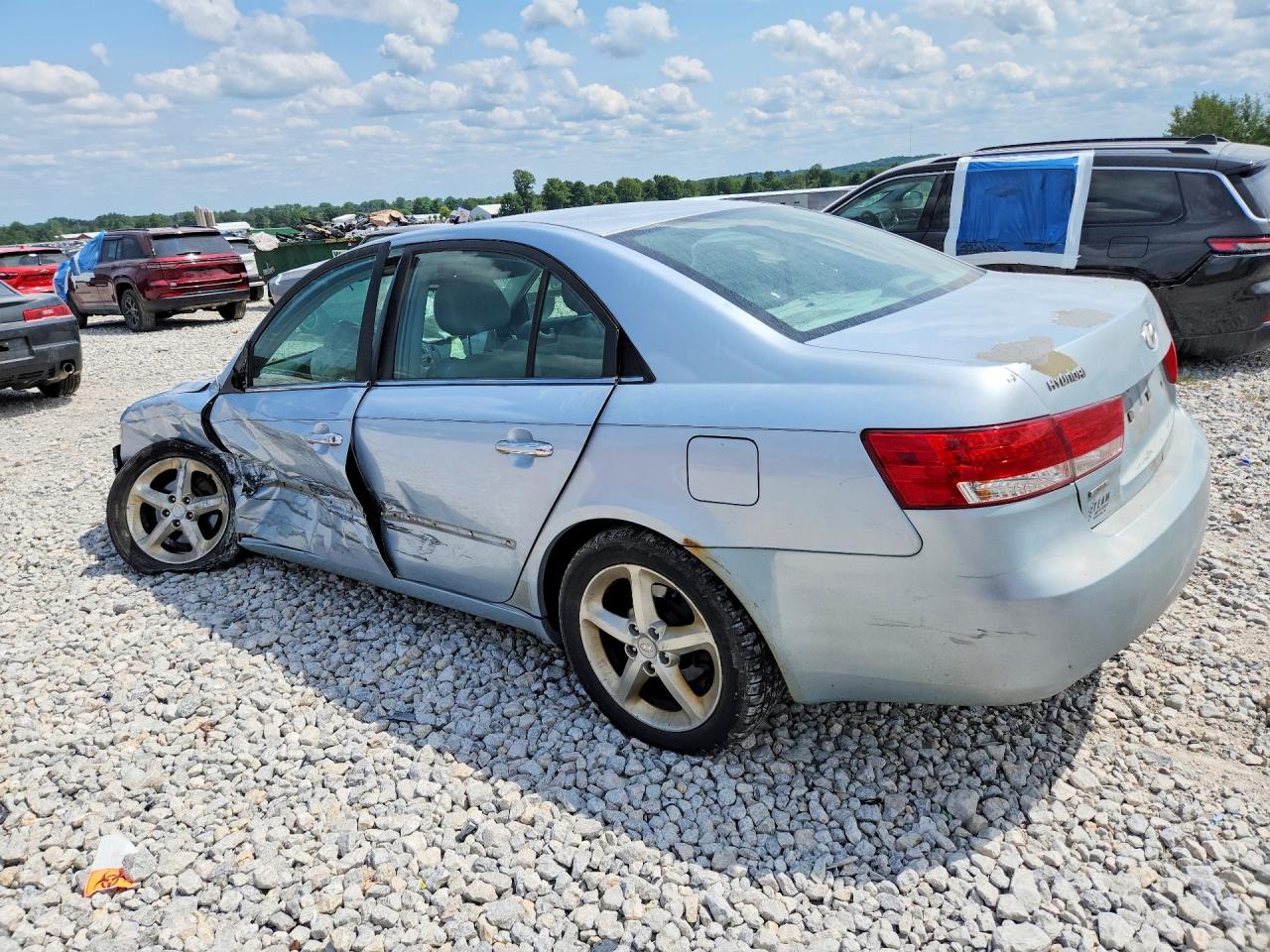 2007 Hyundai Sonata Se Серебряный vin: 5NPEU46F87H175817