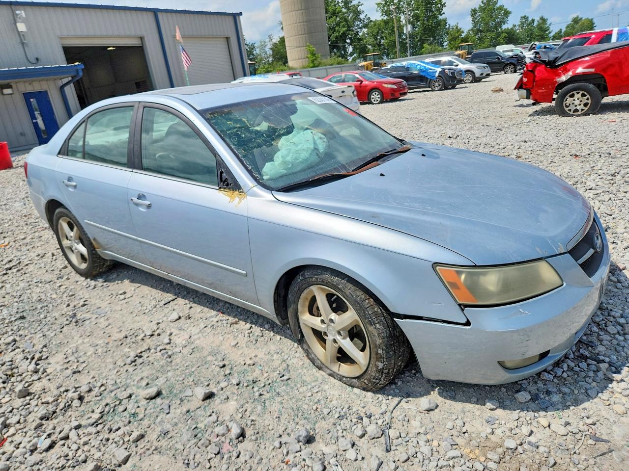 2007 Hyundai Sonata Se Серебряный vin: 5NPEU46F87H175817