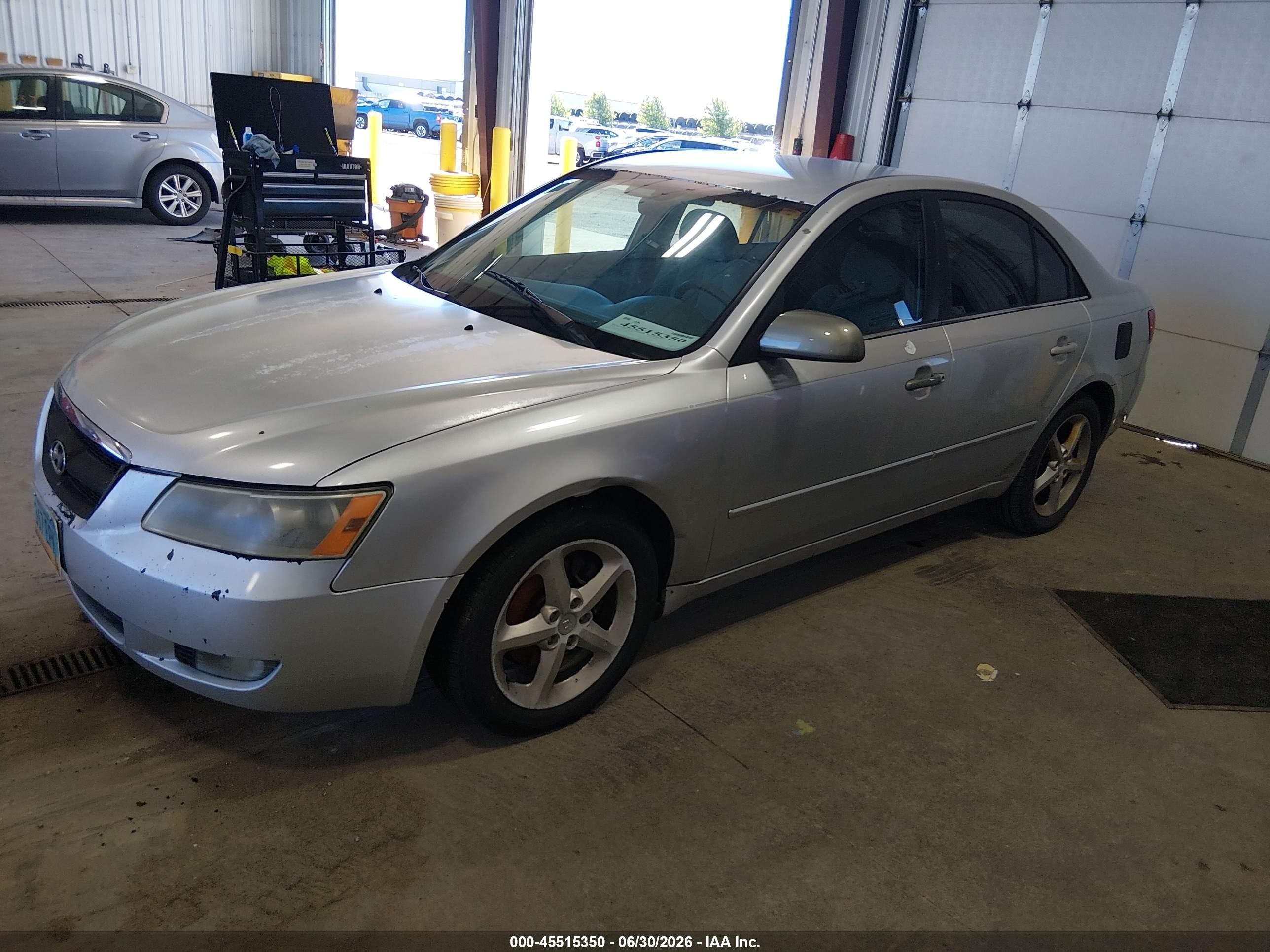 2007 Hyundai Sonata Limited/limited W/xm/se/se W/xm Gray vin: 5NPEU46F87H182363