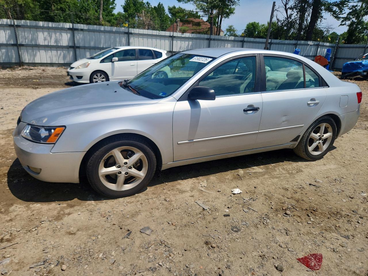 2007 Hyundai Sonata Se Silver vin: 5NPEU46F87H219427