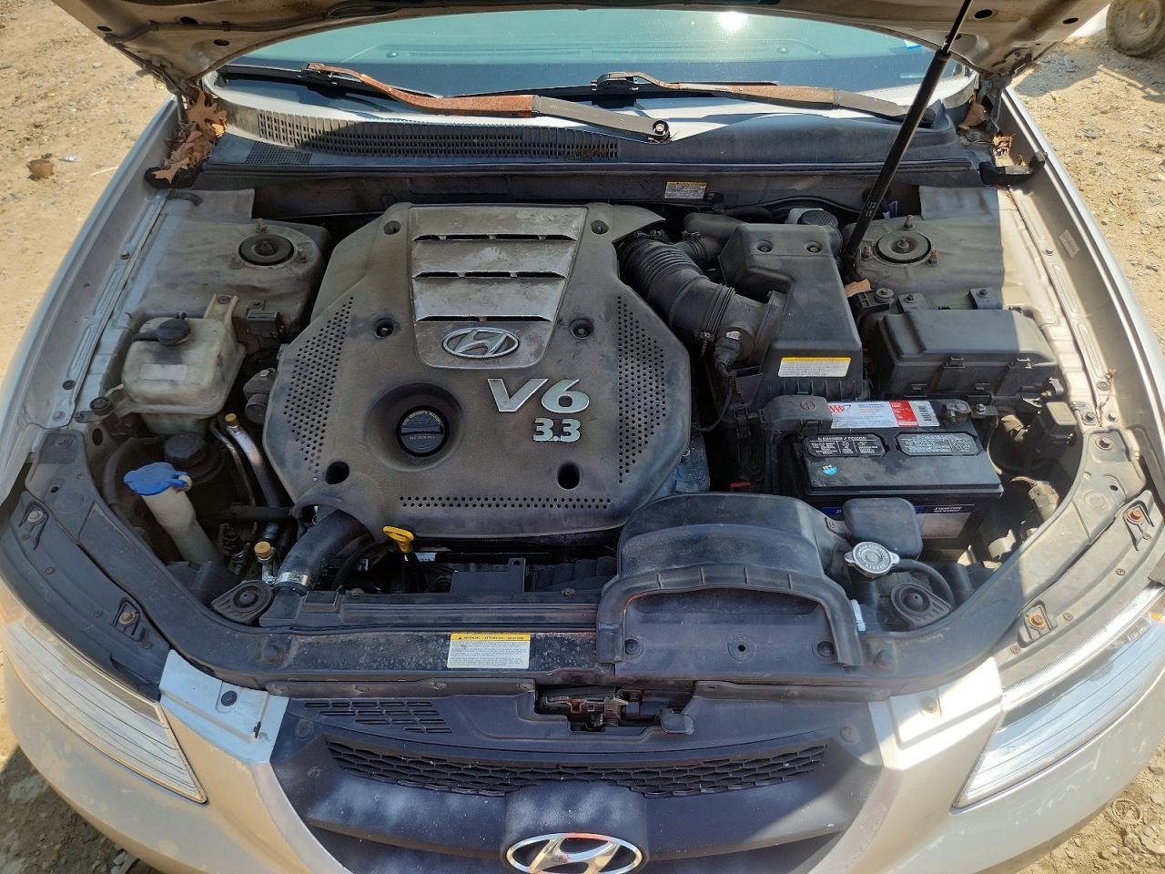 2007 Hyundai Sonata Se Silver vin: 5NPEU46F87H219427