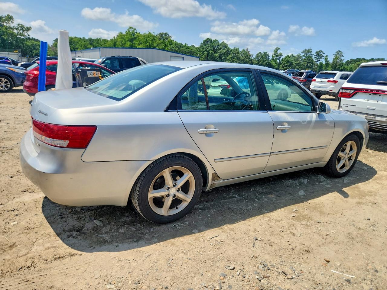 2007 Hyundai Sonata Se Silver vin: 5NPEU46F87H219427