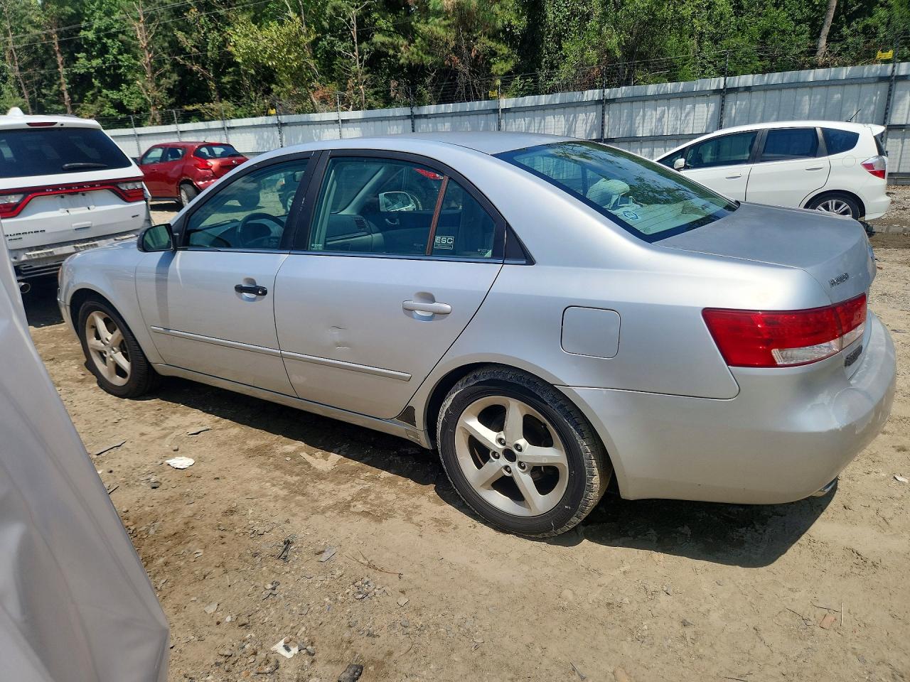 2007 Hyundai Sonata Se Silver vin: 5NPEU46F87H219427