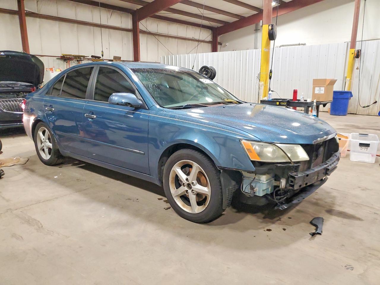2007 Hyundai Sonata Se Blue vin: 5NPEU46F87H219959