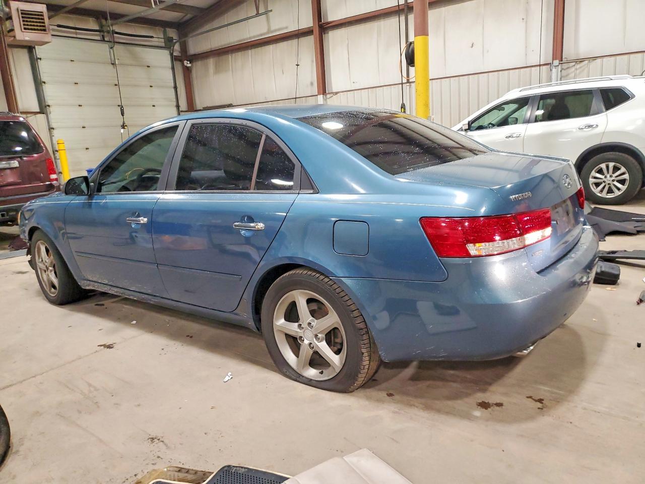 2007 Hyundai Sonata Se Blue vin: 5NPEU46F87H219959