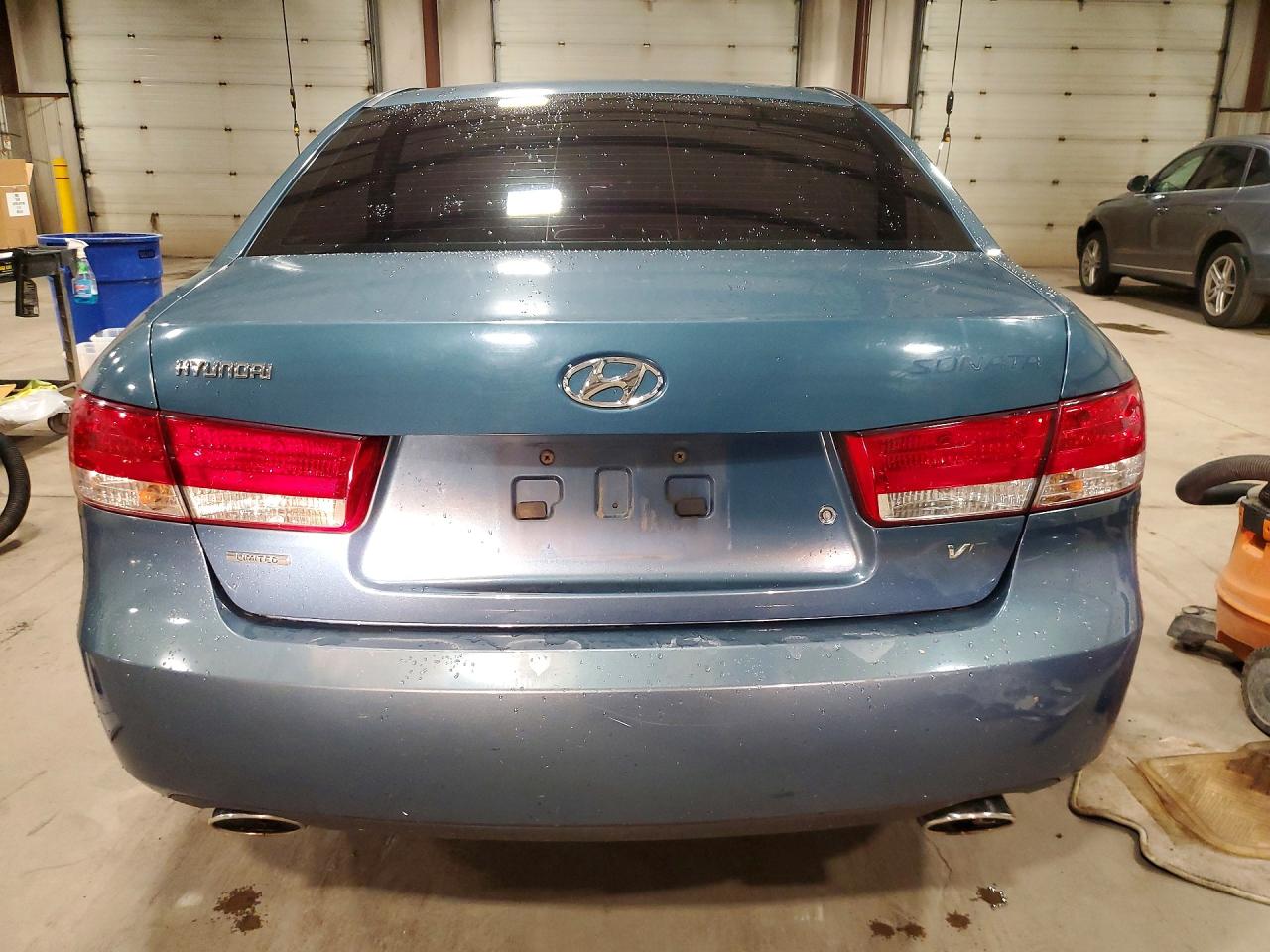 2007 Hyundai Sonata Se Blue vin: 5NPEU46F87H219959