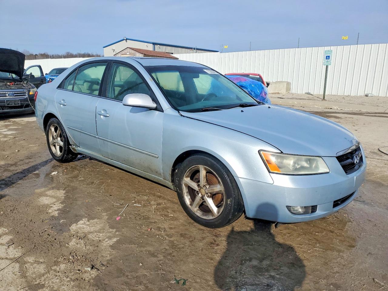 2007 Hyundai Sonata Se Серебряный vin: 5NPEU46F87H275108