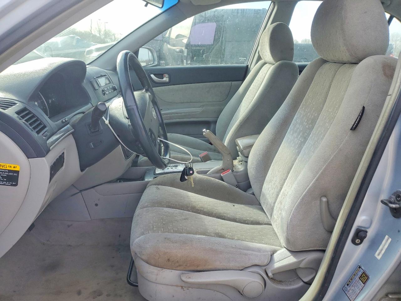 2007 Hyundai Sonata Se Серебряный vin: 5NPEU46F87H275108