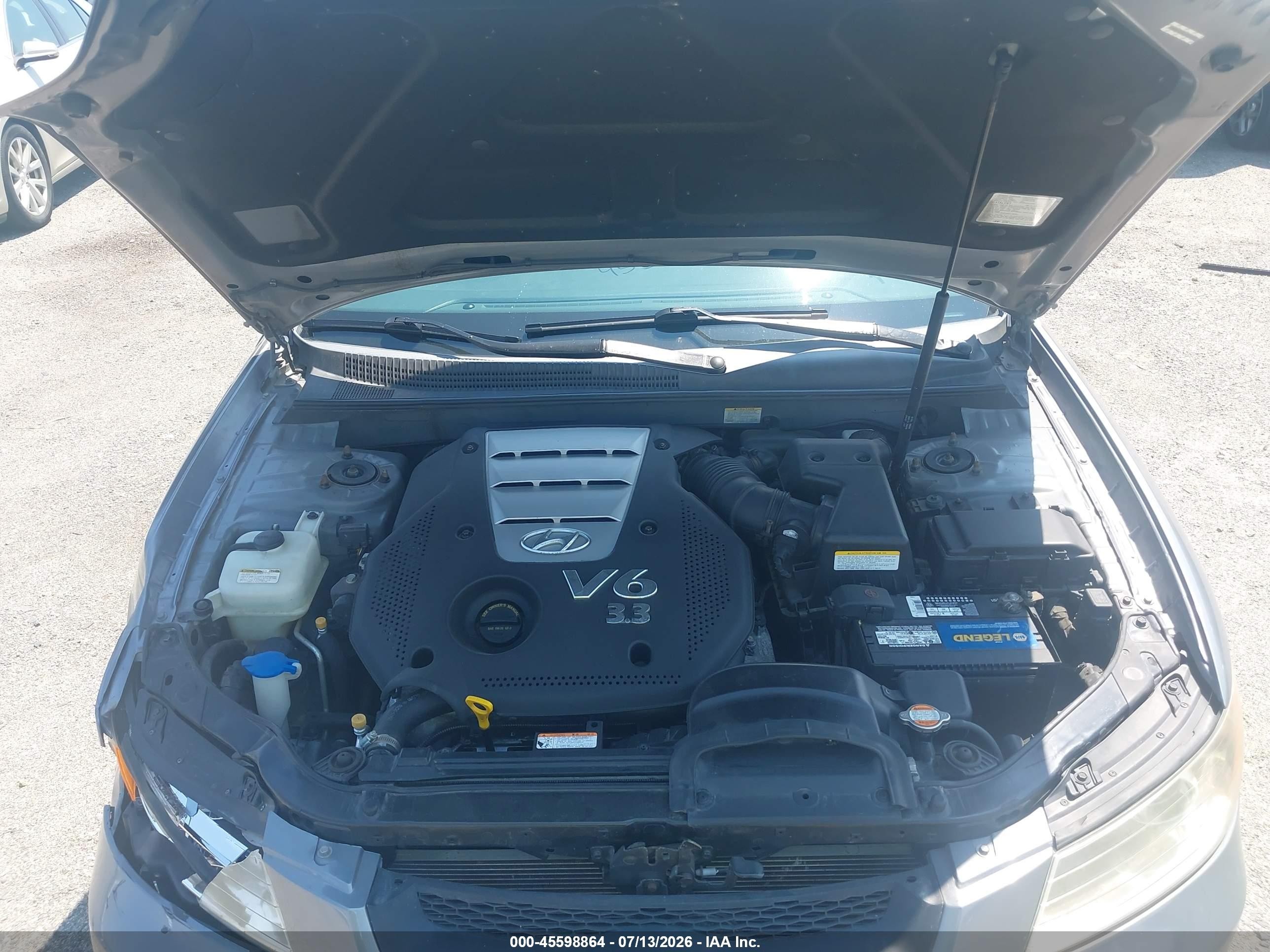 2007 Hyundai Sonata Limited/limited W/xm/se/se W/xm Gray vin: 5NPEU46F87H292717