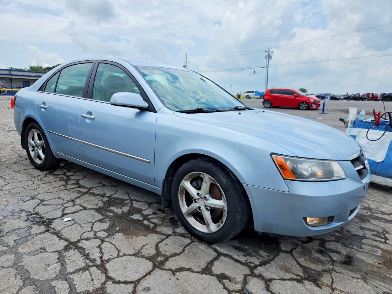2008 Hyundai Sonata Se V6 Синий vin: 5NPEU46F88H361598