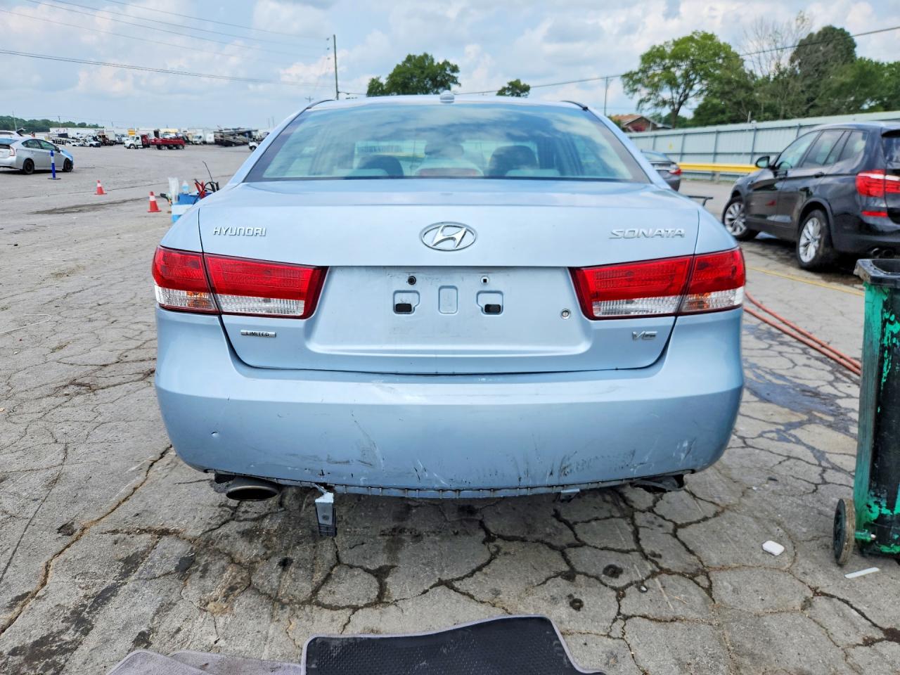 2008 Hyundai Sonata Se V6 Синий vin: 5NPEU46F88H361598