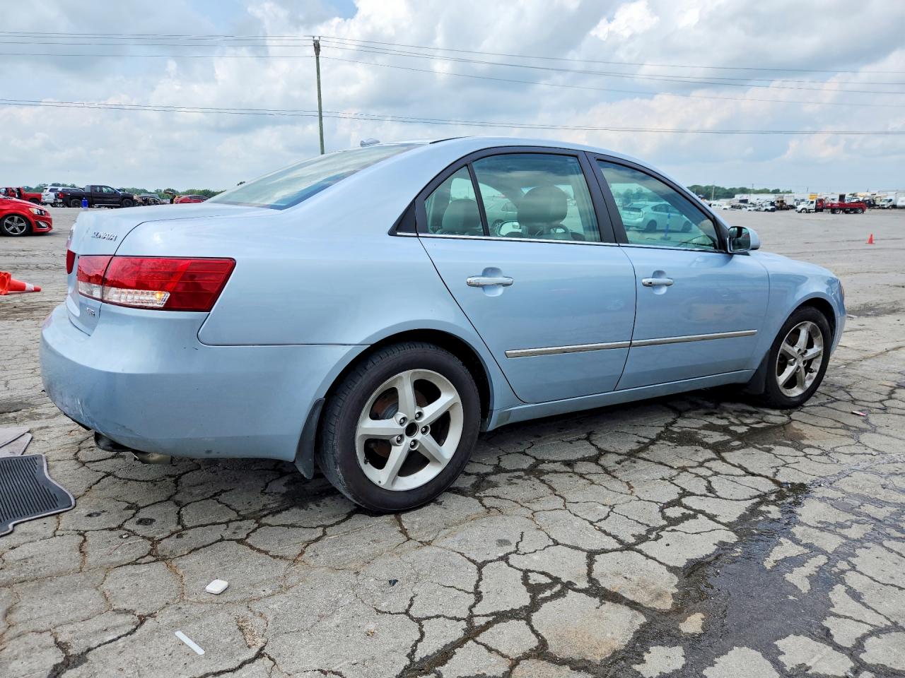 2008 Hyundai Sonata Se V6 Синий vin: 5NPEU46F88H361598