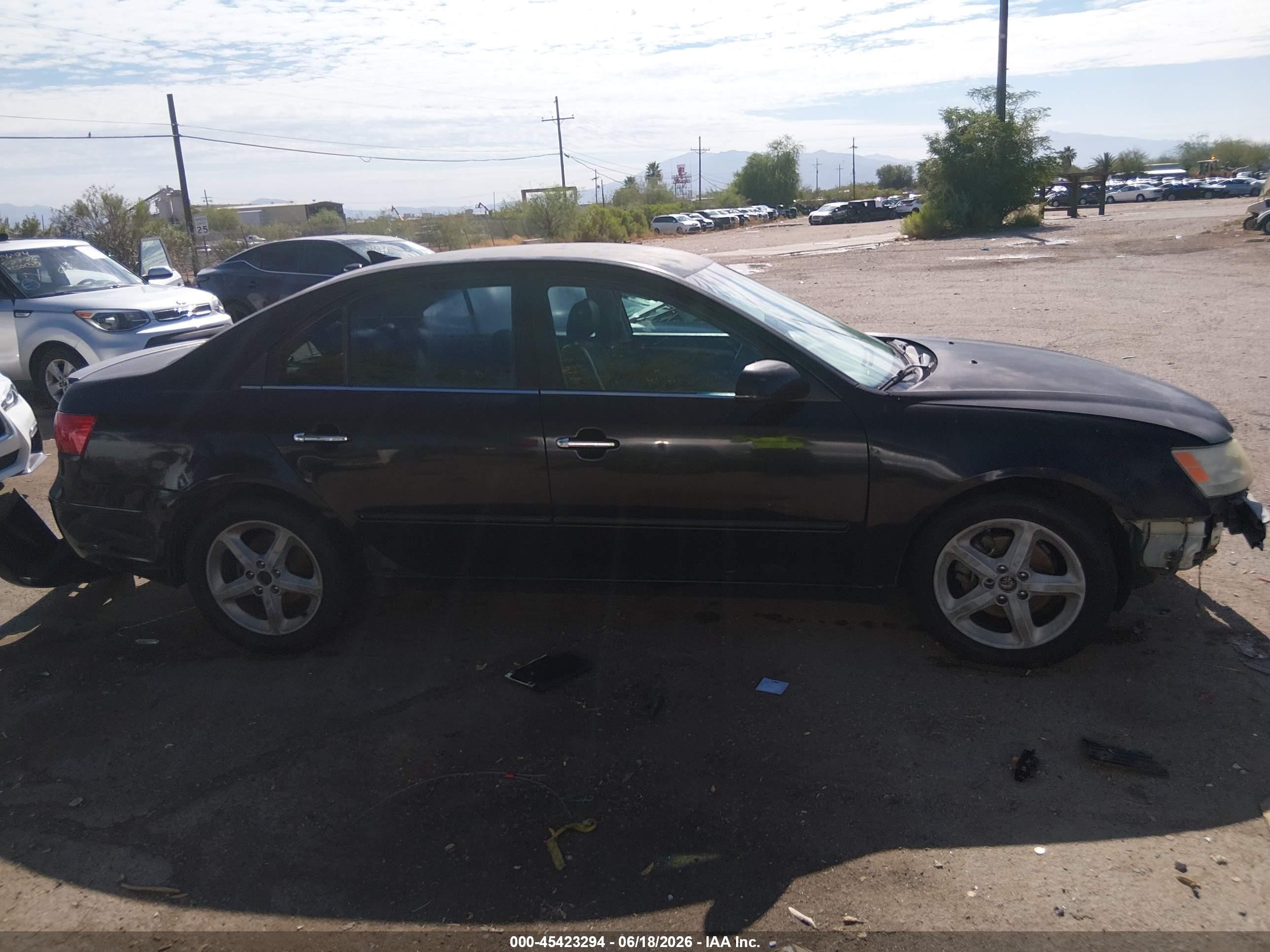 2009 Hyundai Sonata Se V6 Черный vin: 5NPEU46F89H435247