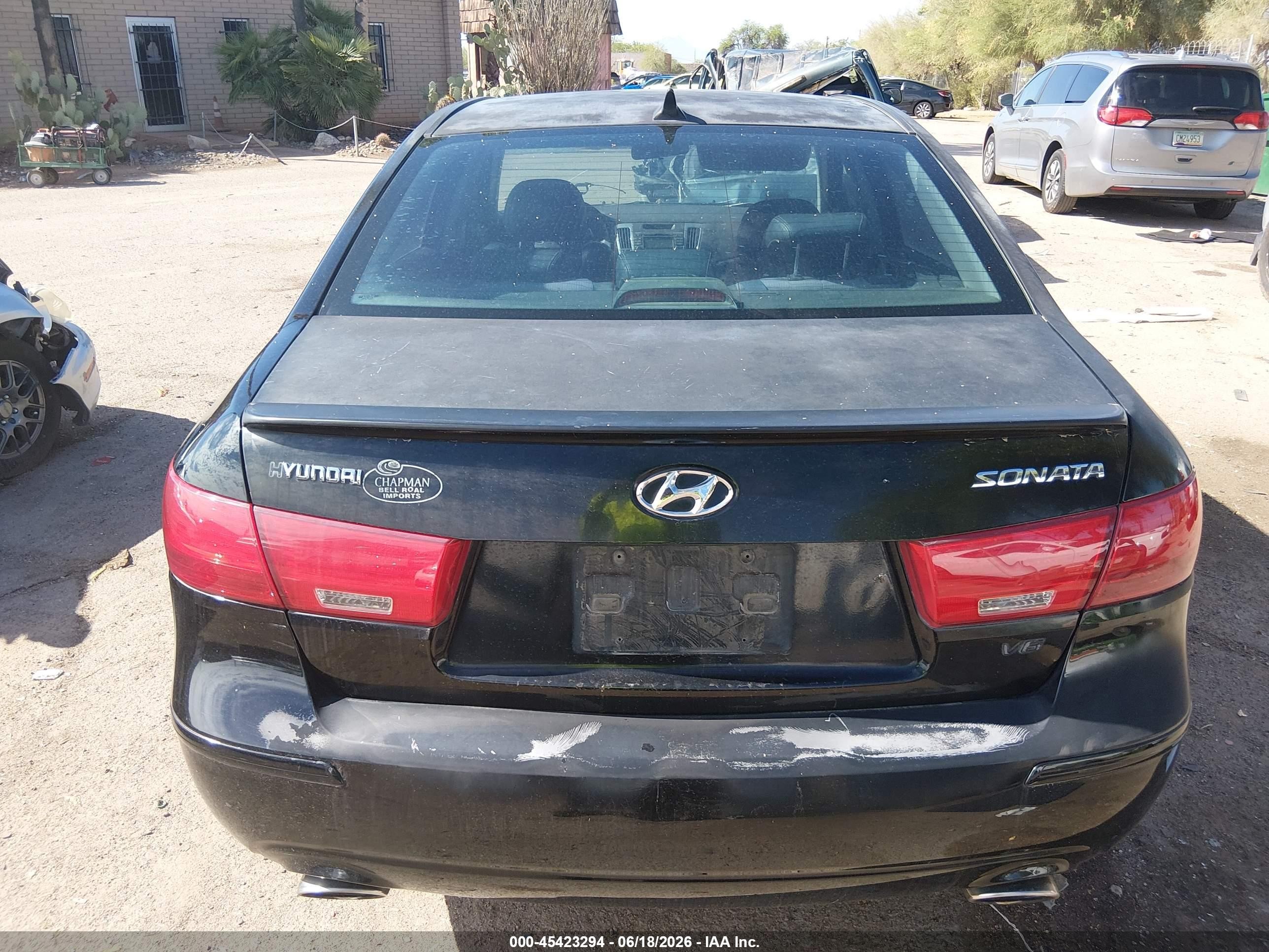2009 Hyundai Sonata Se V6 Черный vin: 5NPEU46F89H435247