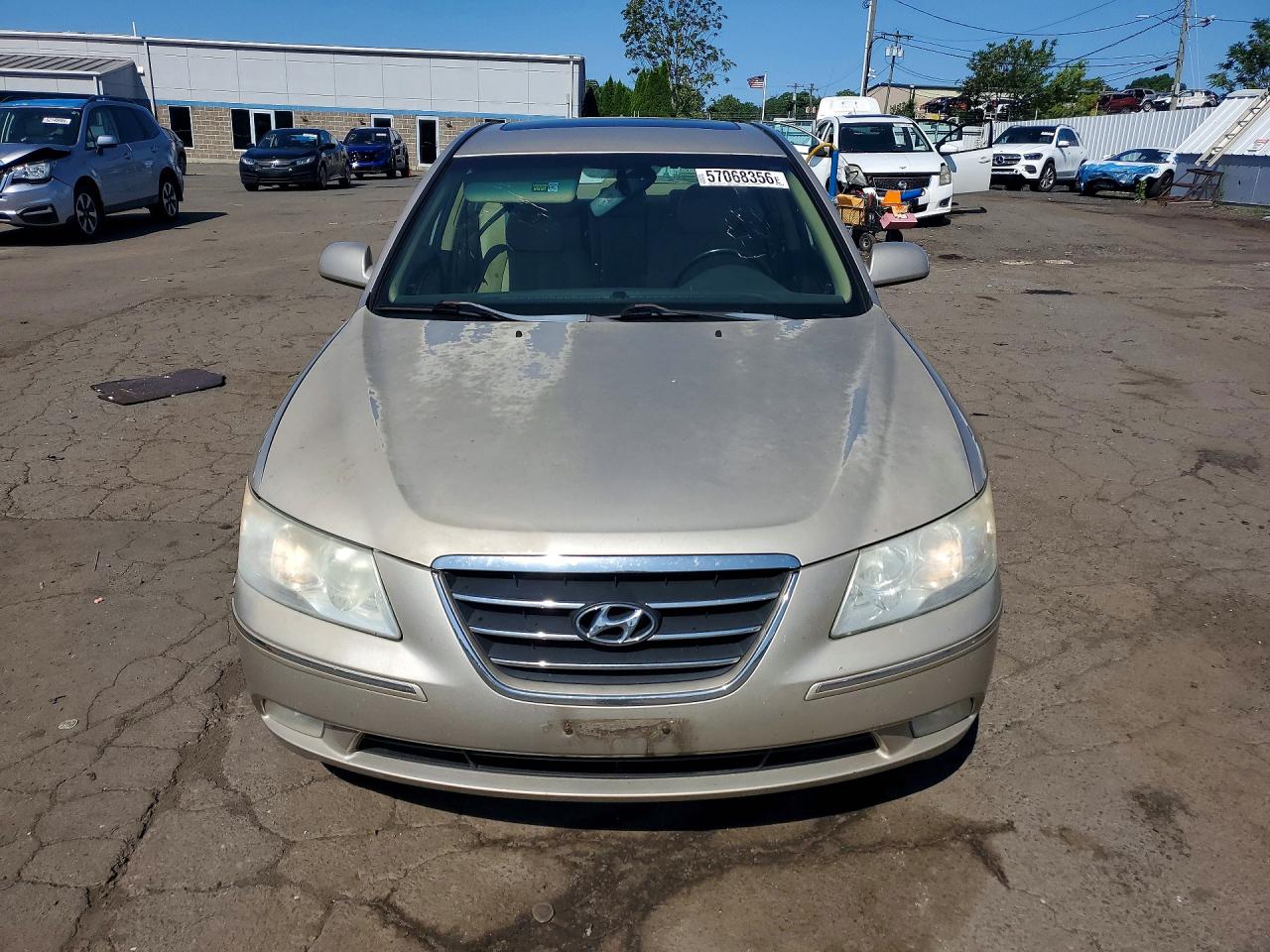 2009 Hyundai Sonata Limited V6 Бежевый vin: 5NPEU46F89H437029