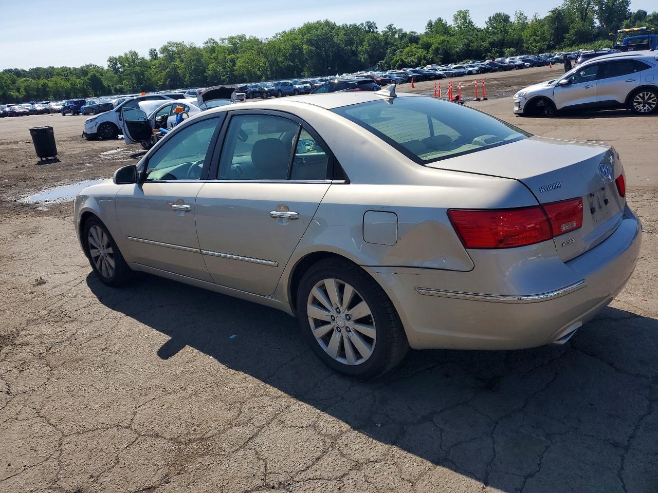 2009 Hyundai Sonata Limited V6 Бежевый vin: 5NPEU46F89H437029