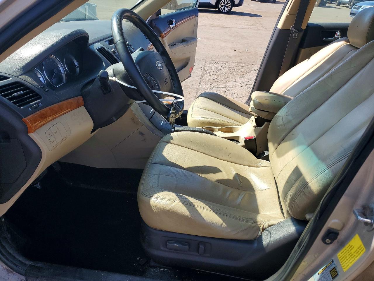 2009 Hyundai Sonata Limited V6 Бежевый vin: 5NPEU46F89H437029