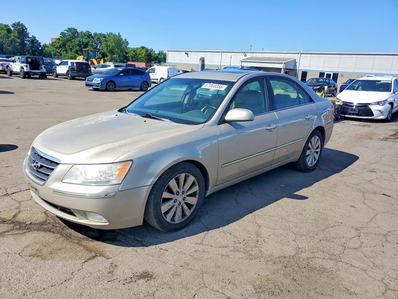 2009 Hyundai Sonata Limited V6 Beige vin: 5NPEU46F89H437029