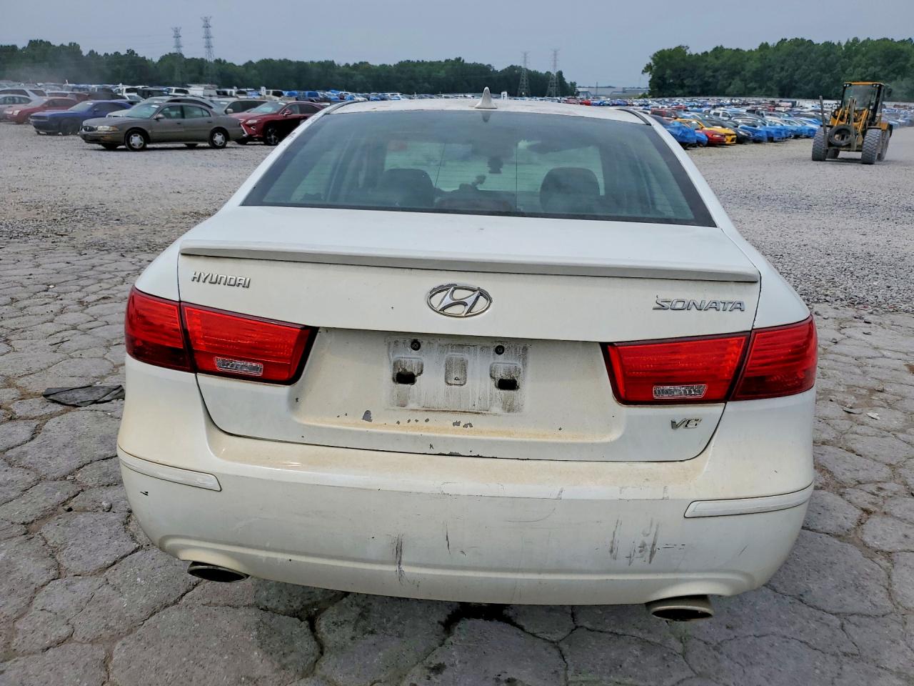 2009 Hyundai Sonata Se V6 White vin: 5NPEU46F89H467051