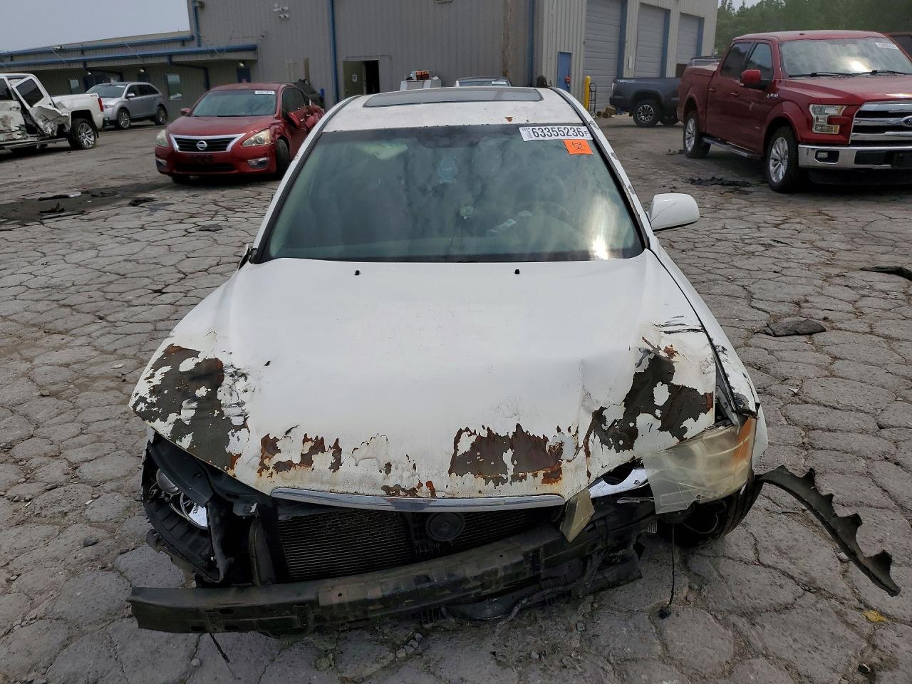 2009 Hyundai Sonata Se V6 White vin: 5NPEU46F89H467051