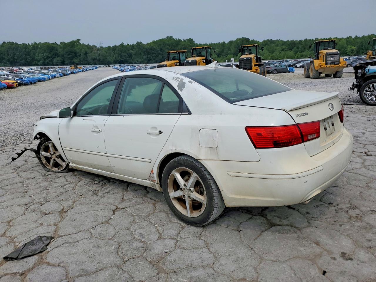 2009 Hyundai Sonata Se V6 White vin: 5NPEU46F89H467051