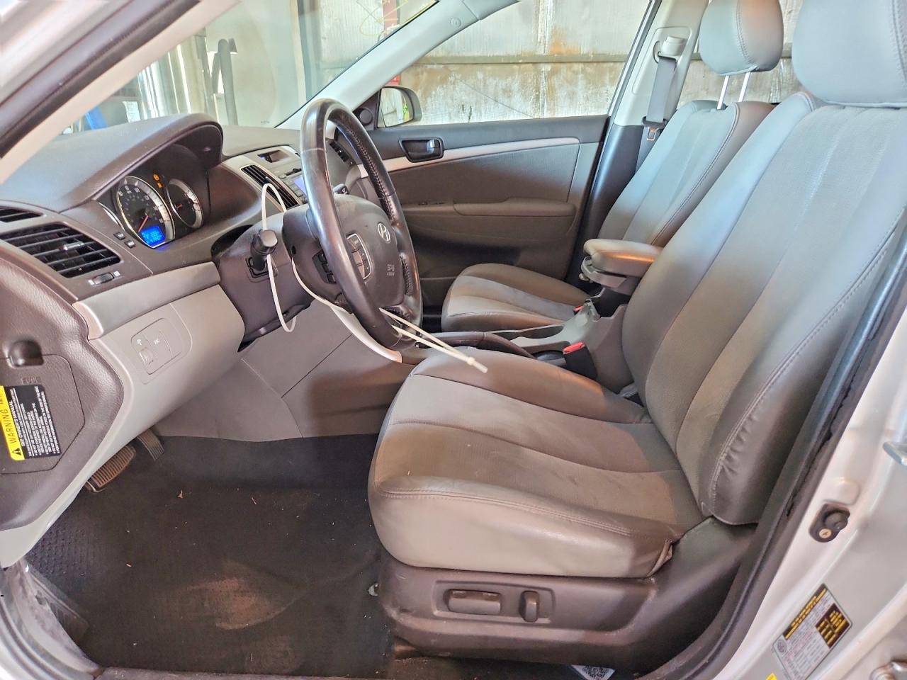 2009 Hyundai Sonata Se V6 Silver vin: 5NPEU46F89H526244
