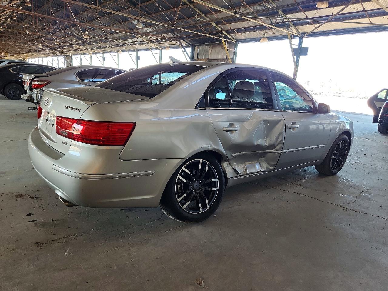 2009 Hyundai Sonata Se V6 Silver vin: 5NPEU46F89H526244