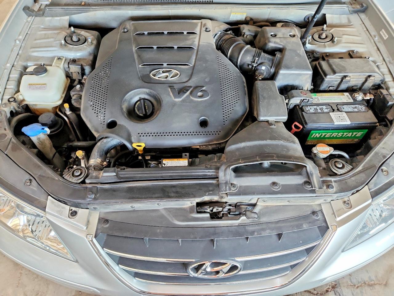 2009 Hyundai Sonata Se V6 Silver vin: 5NPEU46F89H526244