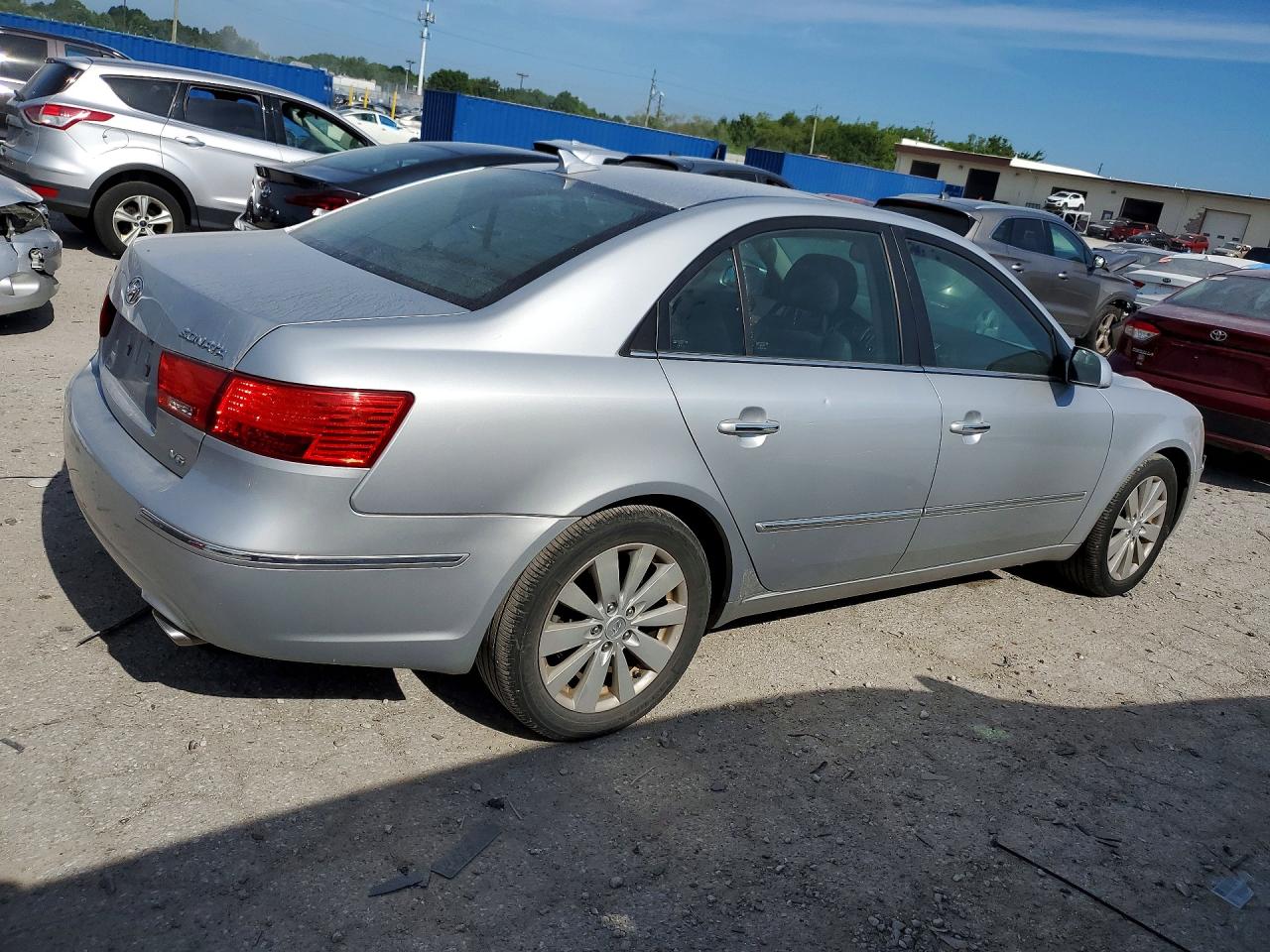 2009 Hyundai Sonata Limited V6 Silver vin: 5NPEU46F89H560538