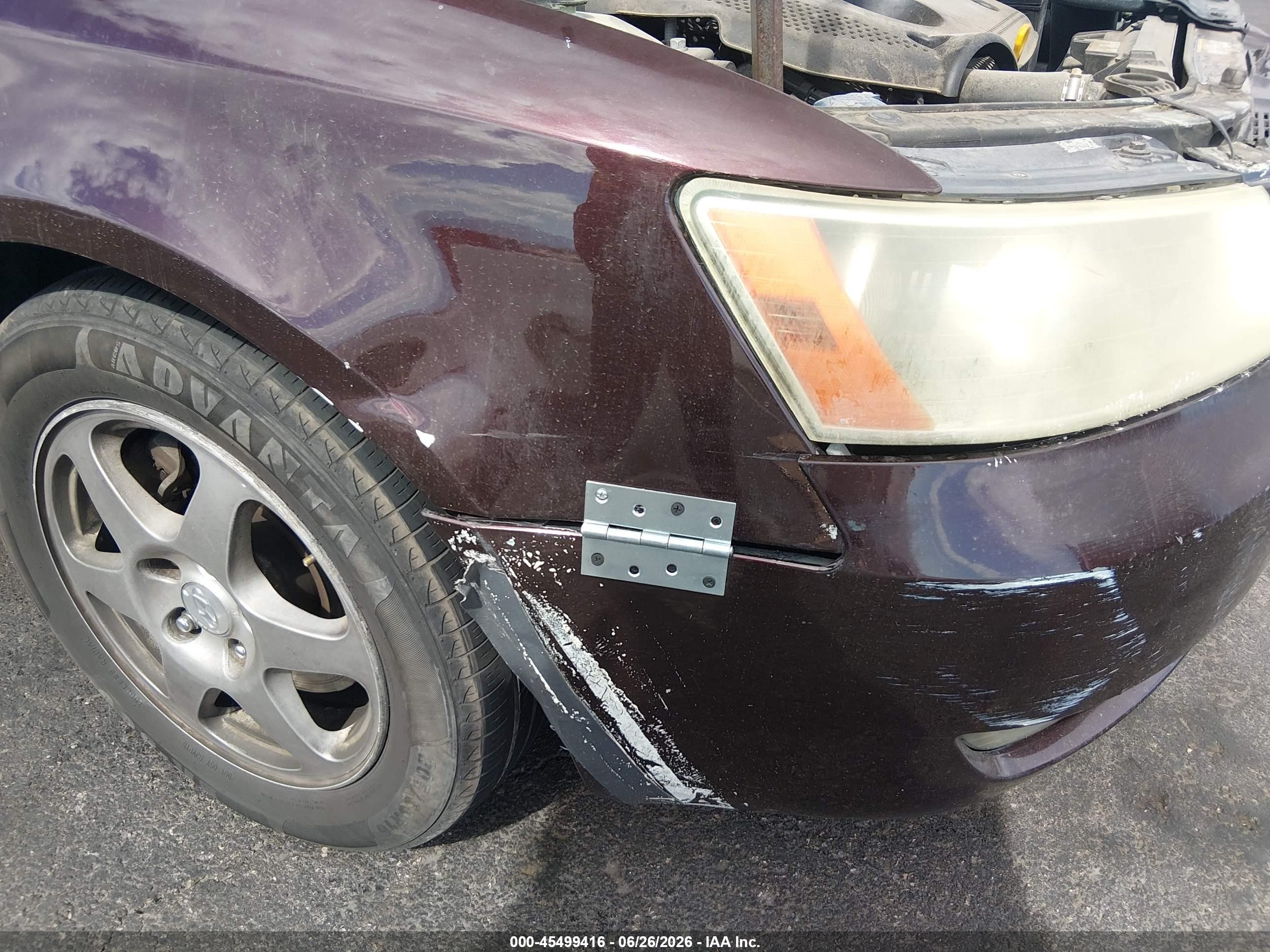 2006 Hyundai Sonata Gls V6/lx V6 Maroon vin: 5NPEU46F96H005027
