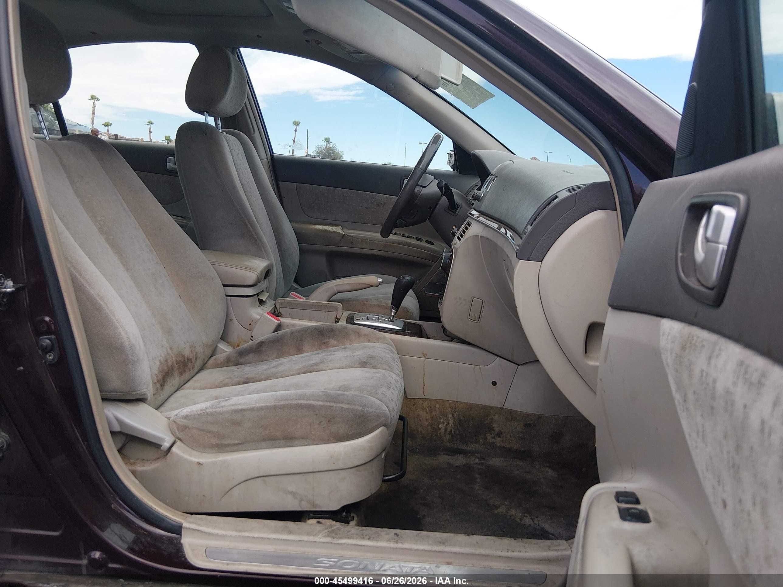 2006 Hyundai Sonata Gls V6/lx V6 Maroon vin: 5NPEU46F96H005027