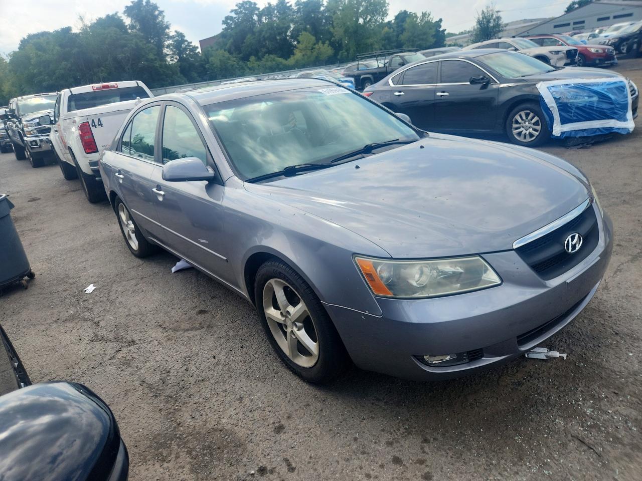 2006 Hyundai Sonata Gls V6 Blue vin: 5NPEU46F96H020613