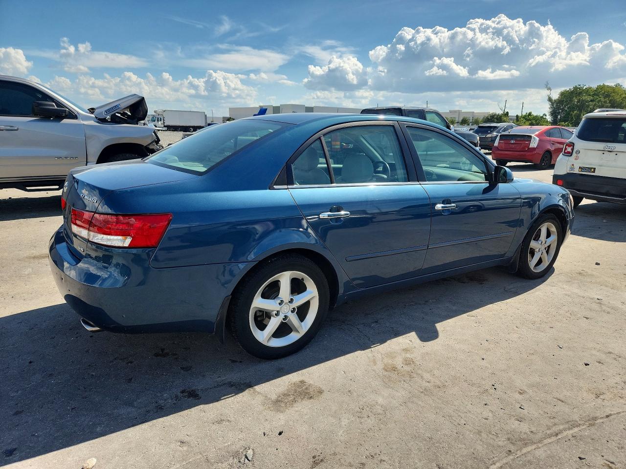 2006 Hyundai Sonata Gls V6 Blue vin: 5NPEU46F96H021468