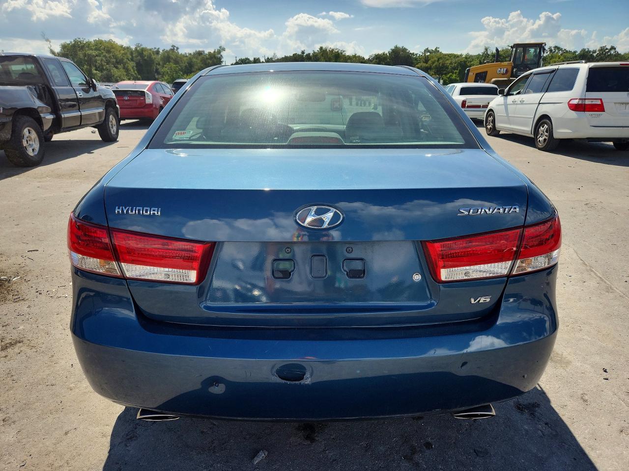 2006 Hyundai Sonata Gls V6 Blue vin: 5NPEU46F96H021468